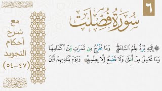 شرح تجويد سورة فصلت| الوجه السادس