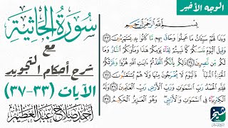 كيف تقرأ الوجه الأخير من سورة الجاثية مع شرح أحكام التجويد|٣٣-٣٧