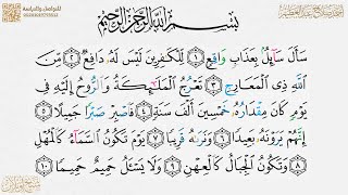 ما تيسر من سورة المعارج